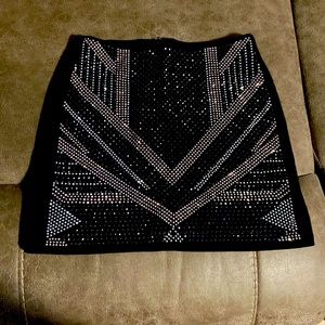 Sequin mini skirt